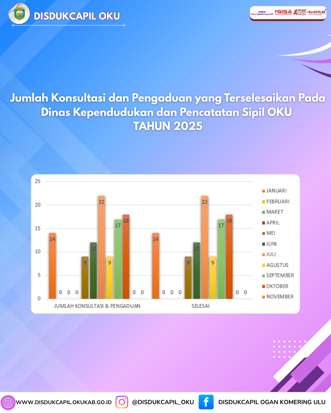Jumlah Konsultasi dan Pengaduan 2025