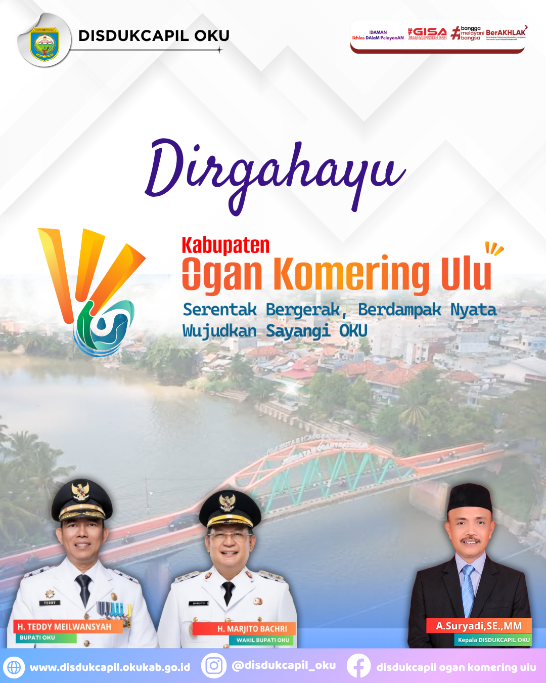 Dirgahayu Kabupaten Ogan Komering Ulu Ke-116